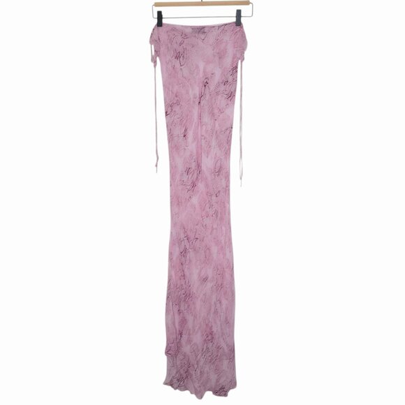 Rat & Boa Cobra Pink Blouse Top Maxi Skirt Snake Print Set Size M - Picture 9 of 13